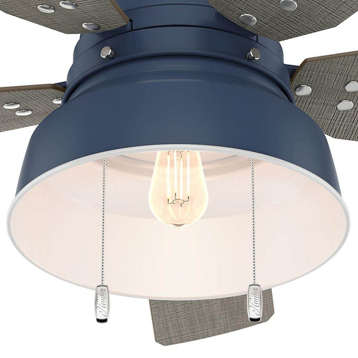 Hunter 52" Mill Valley Ceiling Fan with LED Light Kit and Pull Chains