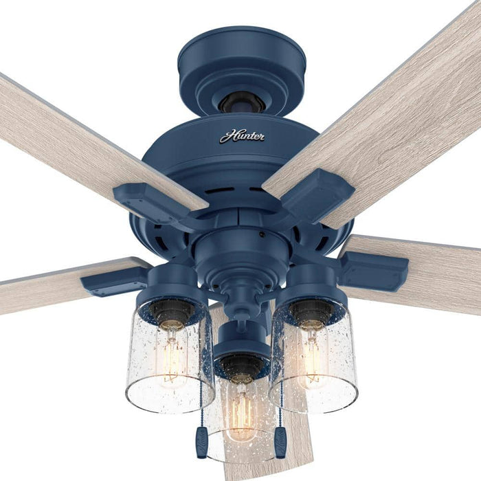 Hunter 52" Hartland Ceiling Fan with LED Light Kit and Pull Chains