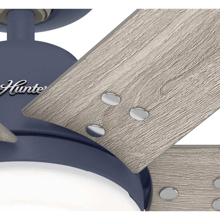 Hunter 44" Pacer Ceiling Fan with LED Light Kit and Handheld Remote