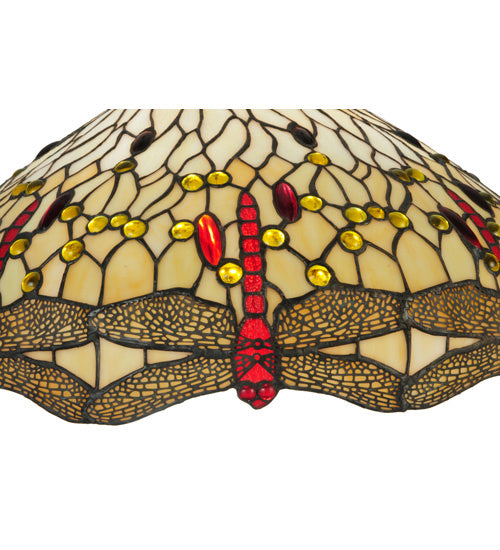 Three Light Pendant from the Tiffany Hanginghead Dragonfly collection in Crystal finish