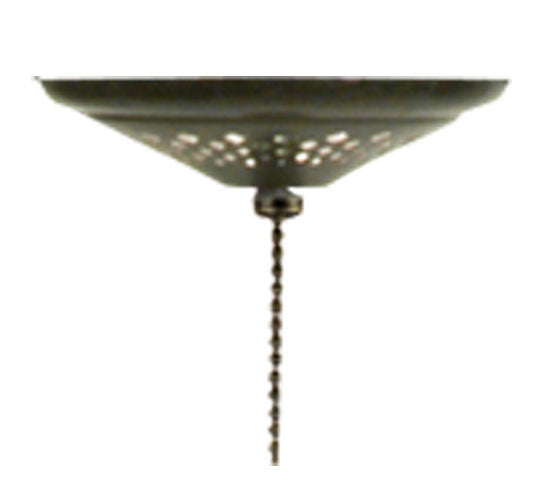 Three Light Fan Light Fixture from the Fleur-De-Lis collection in Green/Blue Lt Blue Xag Blue finish