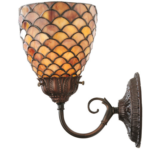 Sconce/Cast Holder from the Clover collection in Timeless Bronze finish
