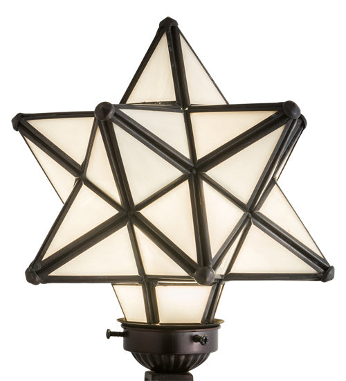 One Light Accent Lamp from the Moravian Star collection in White finish