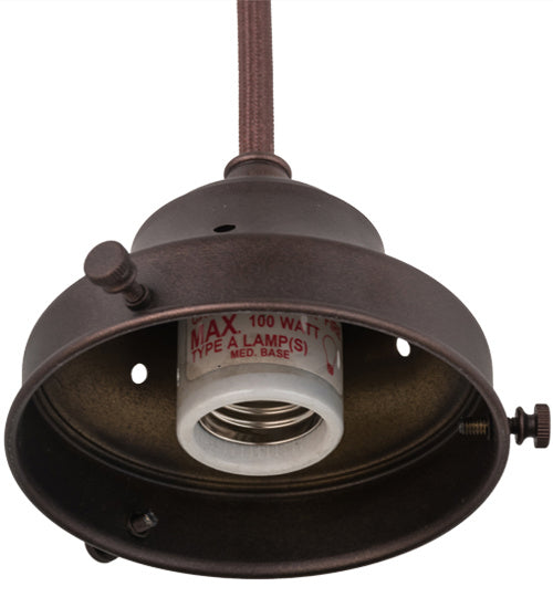 One Light Pendant Hardware from the Revival collection in Mahogany Bronze finish