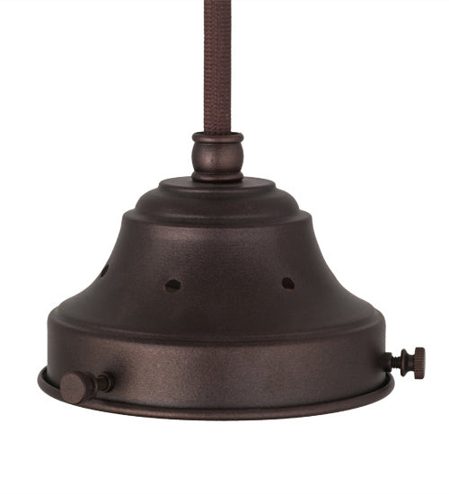 One Light Pendant Hardware from the Revival collection in Mahogany Bronze finish