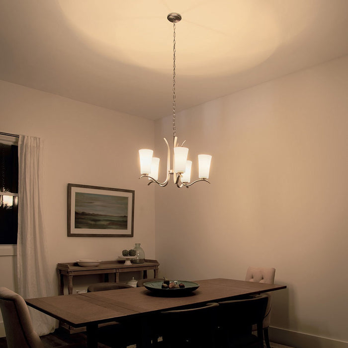 LED Chandelier from the Armida collection in Olde Bronze finish