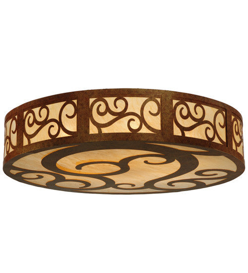 12 Light Ceiling mount from the Dean collection in Autumn Leaf finish