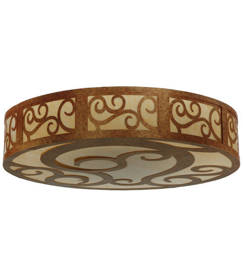 12 Light Ceiling mount from the Dean collection in Autumn Leaf finish