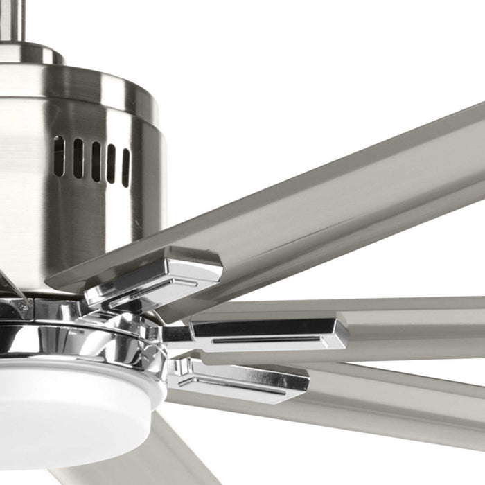 72``Ceiling Fan from the Vast collection in Brushed Nickel finish