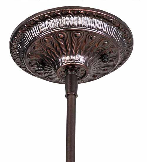One Light Mini Pendant from the Willow collection in Mahogany Bronze finish