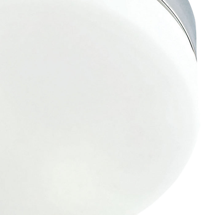 Two Light Flush Mount from the Disc collection in Metallic Grey finish