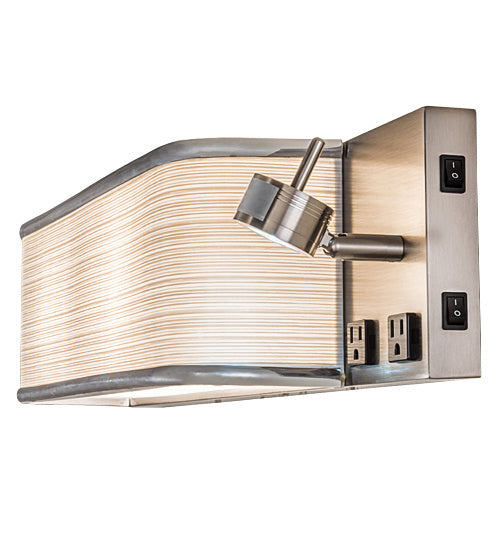 Three Light Wall Sconce from the Finley collection in Nickel finish