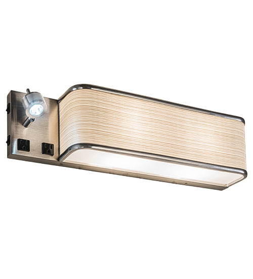 Three Light Wall Sconce from the Finley collection in Nickel finish