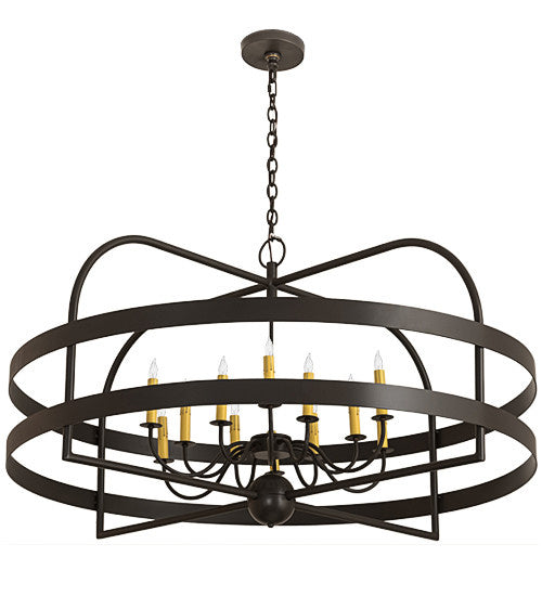 12 Light Chandelier from the Aldari collection in Timeless Bronze finish
