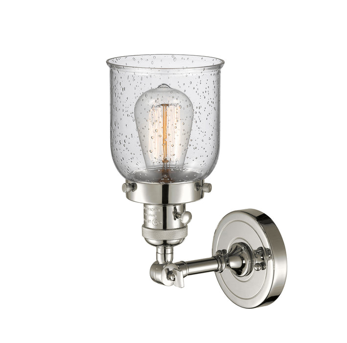 One Light Wall Sconce from the Franklin Restoration collection in Polished Nickel finish