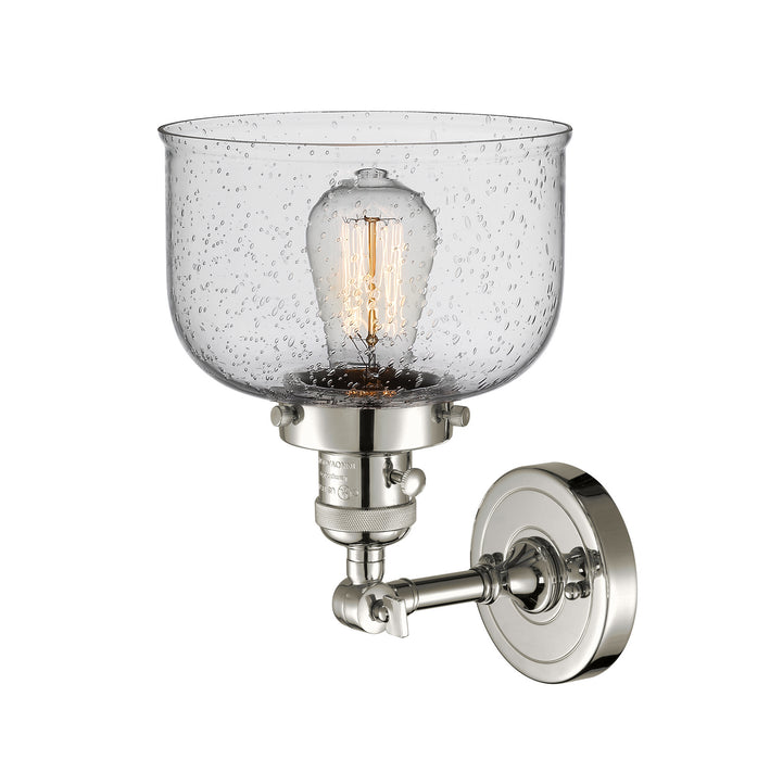 One Light Wall Sconce from the Franklin Restoration collection in Polished Nickel finish