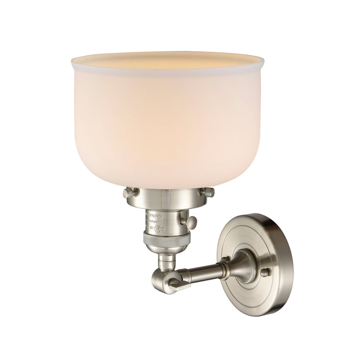 One Light Wall Sconce from the Franklin Restoration collection in Brushed Satin Nickel finish