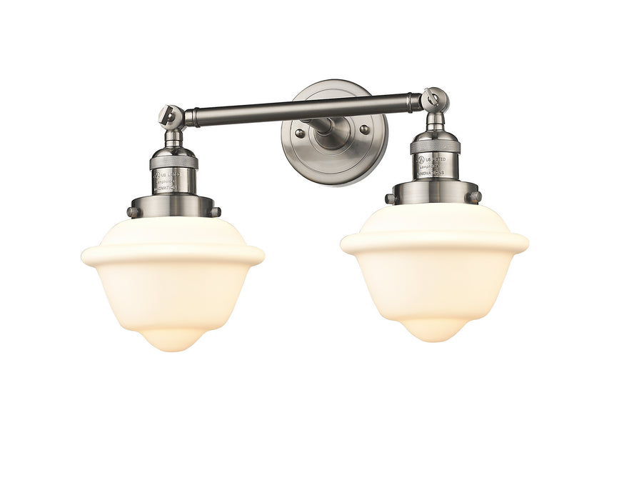Two Light Bath Vanity from the Franklin Restoration collection in Brushed Satin Nickel finish