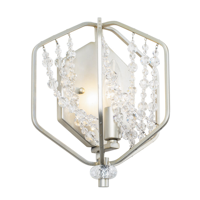 One Light Wall Sconce from the Chelsea collection in Silverado finish