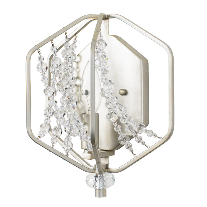 One Light Wall Sconce from the Chelsea collection in Silverado finish