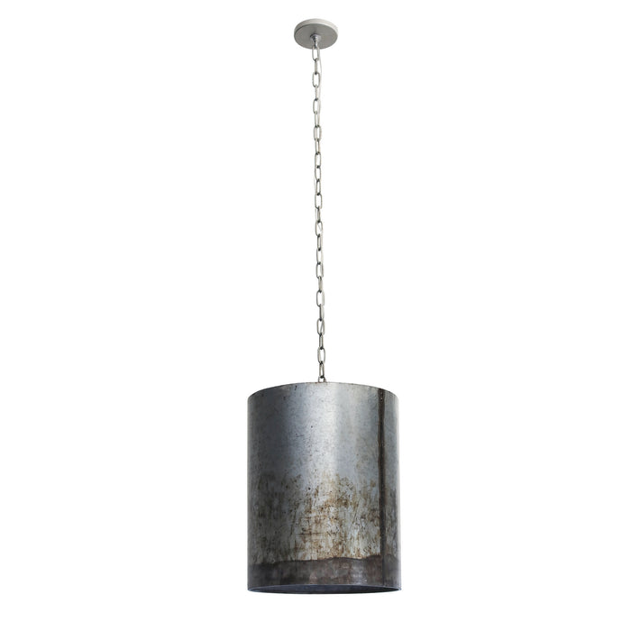 Two Light Pendant from the Cannery collection in Ombre Galvanized finish