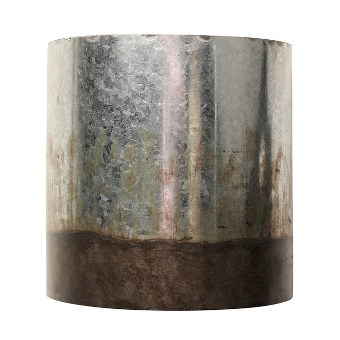 One Light Wall Sconce from the Cannery collection in Ombre Galvanized finish
