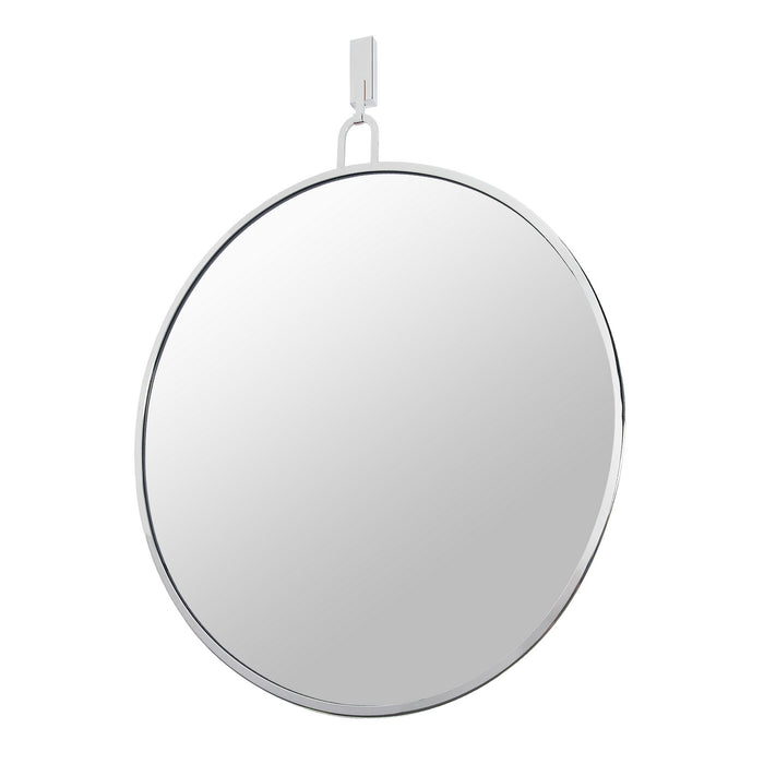 Mirror from the Stopwatch collection in Polished Nickel finish