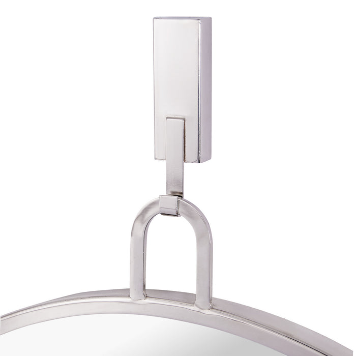 Mirror from the Stopwatch collection in Polished Nickel finish