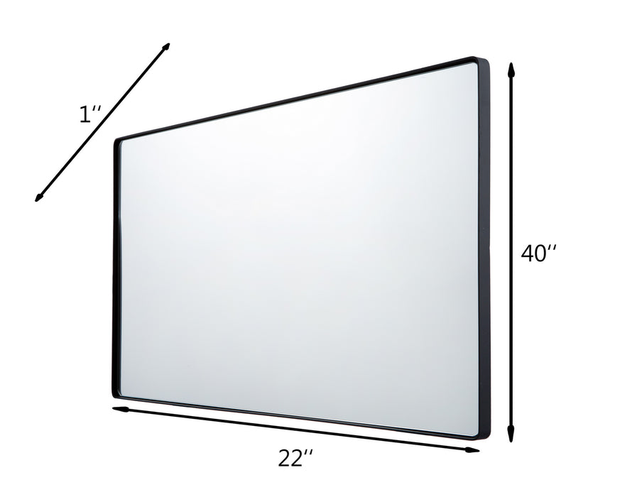 Mirror from the Kye collection in Black finish