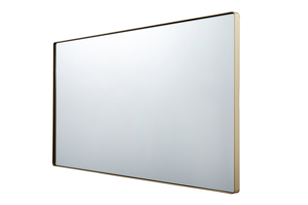 Mirror from the Kye collection in Gold finish