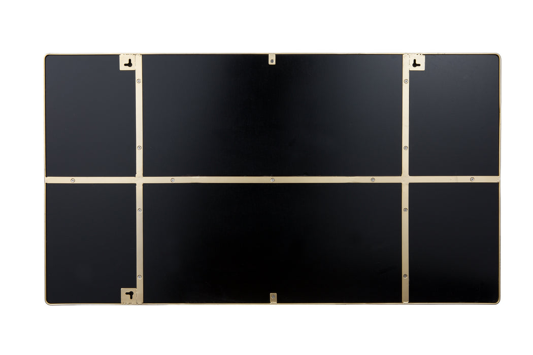 Mirror from the Kye collection in Gold finish