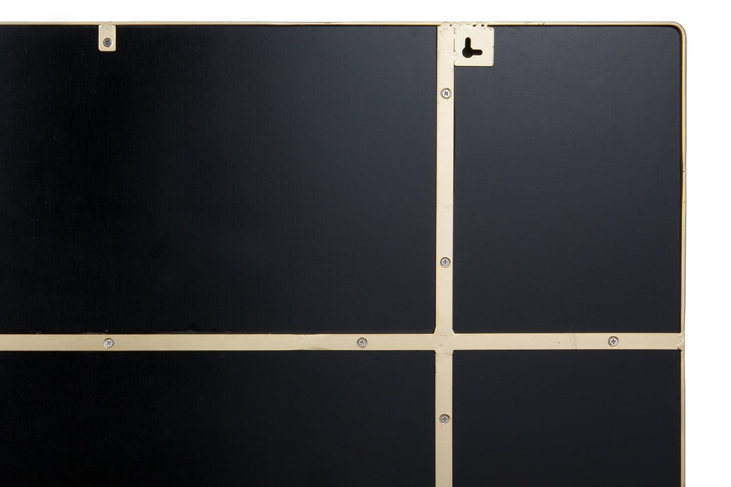 Mirror from the Kye collection in Gold finish