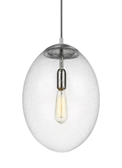 One Light Pendant from the Leo - Hanging Globe collection in Satin Aluminum finish