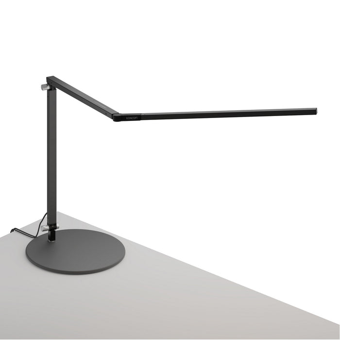 LED Desk Lamp from the Z-Bar collection in Metallic Black finish