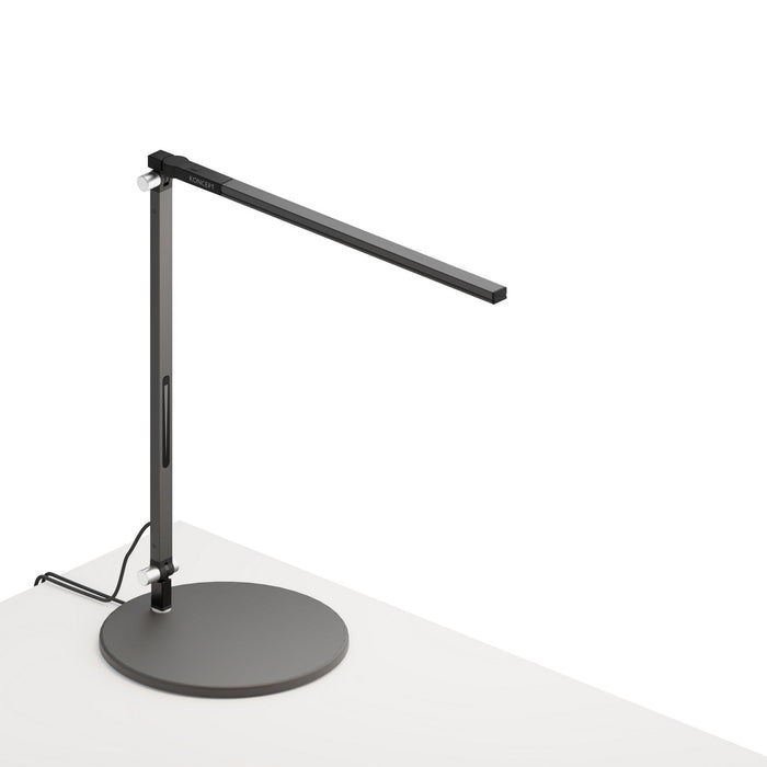 LED Desk Lamp from the Z-Bar collection in Metallic Black finish