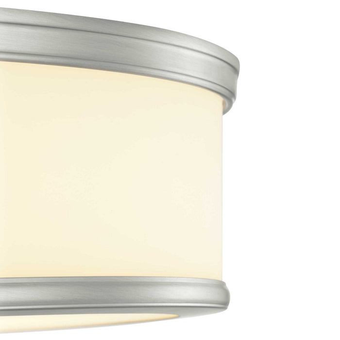 LED Flush Mount from the Bezel LED collection in Brushed Nickel finish