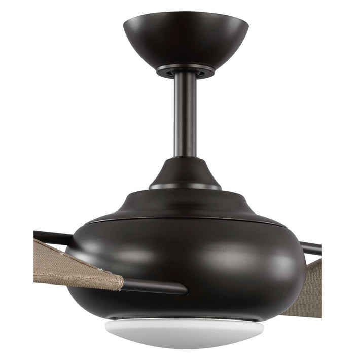 54``Ceiling Fan from the Edisto collection in Architectural Bronze finish
