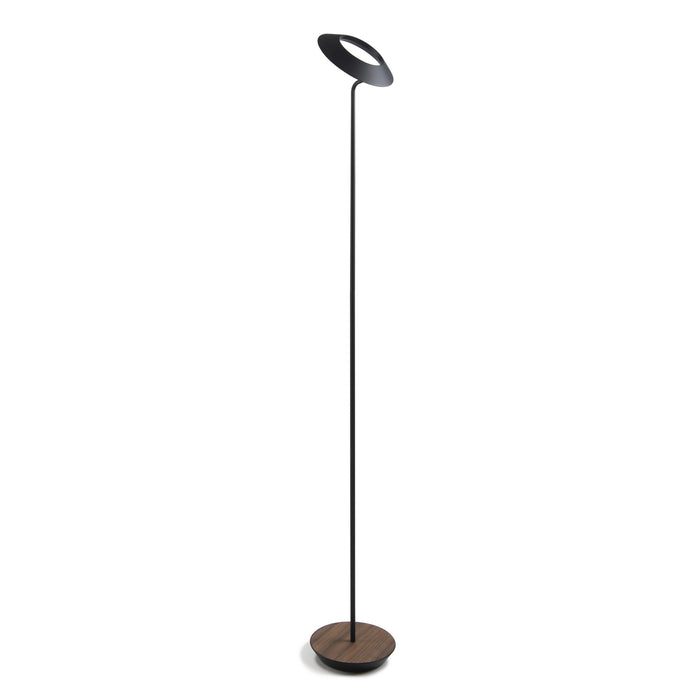 LED Floor Lamp from the Royyo collection in Matte Black, Oiled Walnut finish