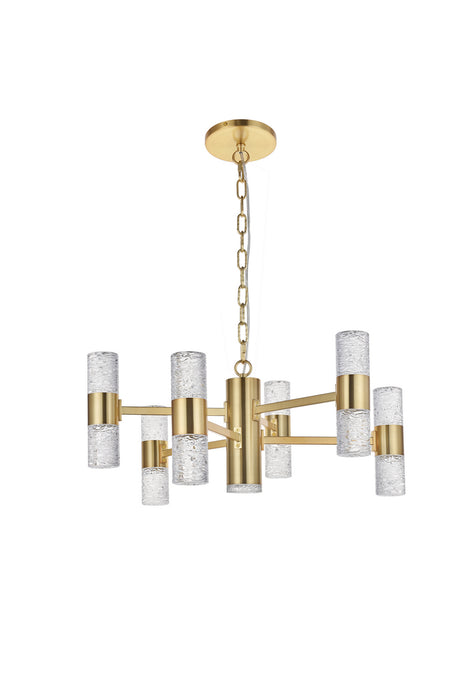 LED Pendant from the Vega collection in Gold finish