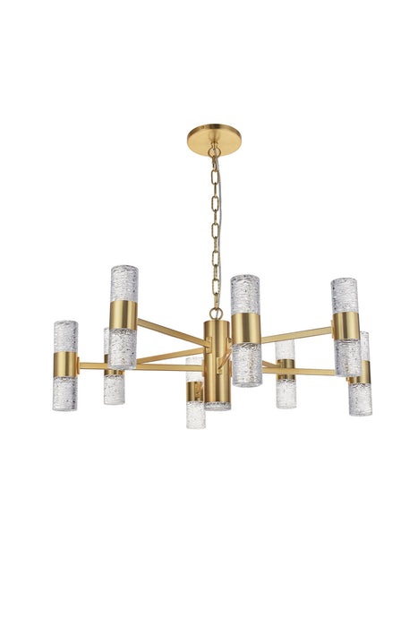 LED Pendant from the Vega collection in Gold finish