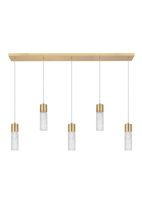 LED Pendant from the Constellation collection in Gold finish