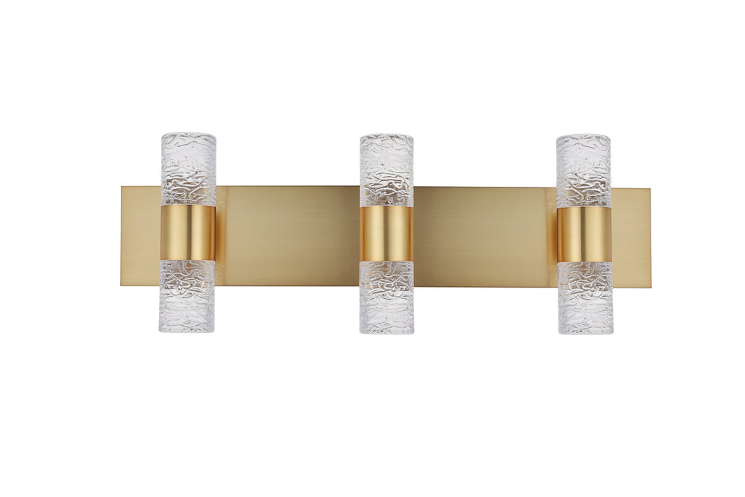LED Wall Sconce from the Vega collection in Gold finish