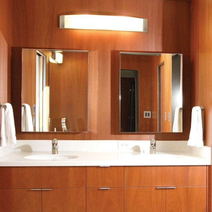 LED Vanity from the Algiers collection in Satin Nickel finish