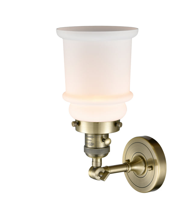 LED Wall Sconce from the Franklin Restoration collection in Antique Brass finish