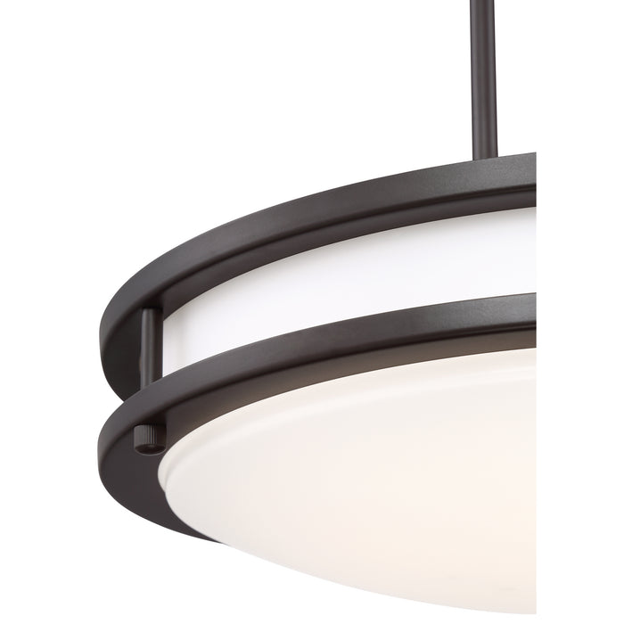 LED Semi Flush Mount from the Solero collection in Bronze finish