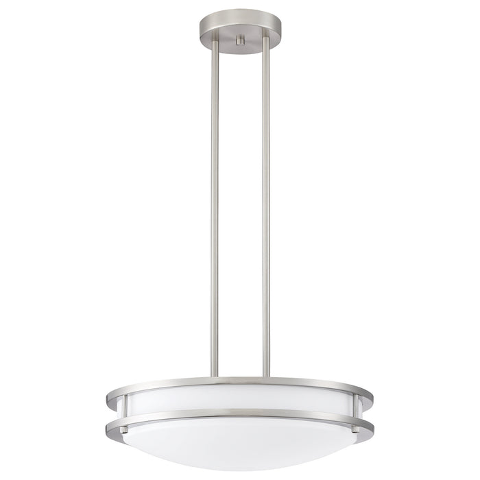 LED Semi Flush Mount from the Solero collection in Brushed Steel finish