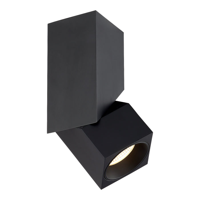 LED Flush Mount from the Transformer collection in Black finish