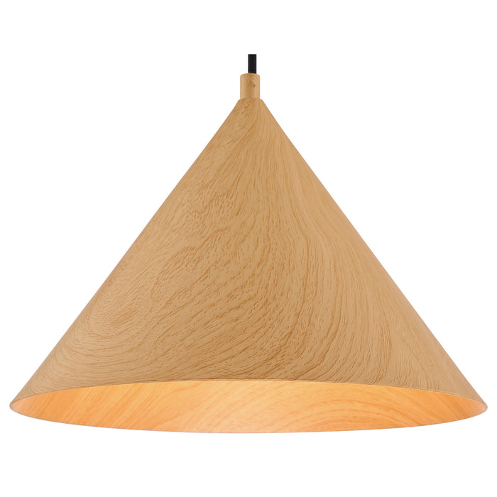 LED Pendant from the Timber collection in Wood Grain finish