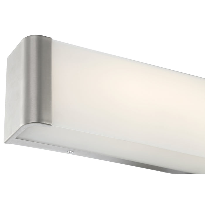 LED Vanity from the Origin collection in Brushed Steel finish