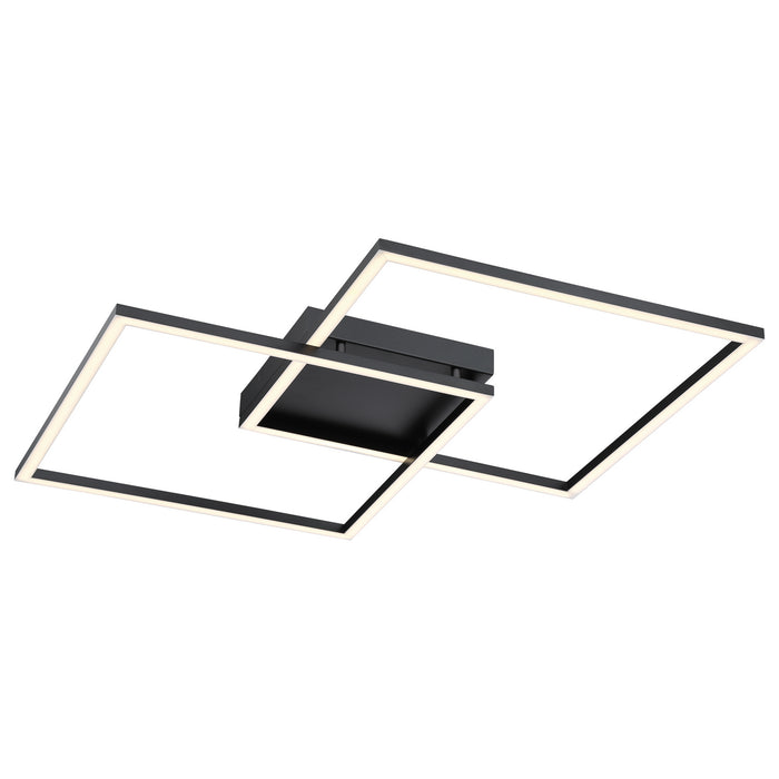 LED Wall Fixture from the Squared collection in Black finish